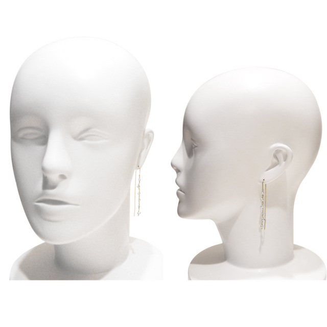FineLine ドイツ発 シルバー925 ケシパール チェーンピアス