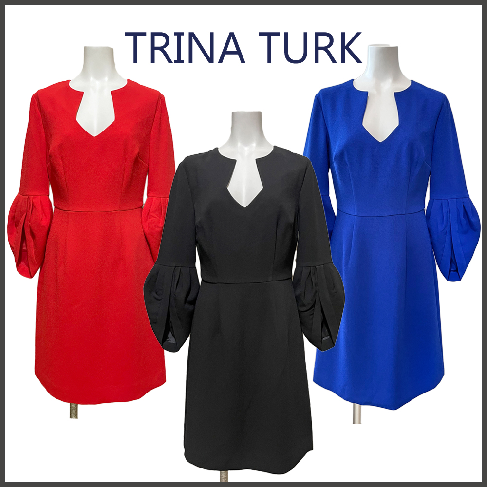 セクシーさと上品さを兼ね備えたデザインのTRINA TURK のワンピース
