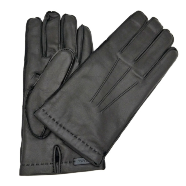 プラダ メンズ 革手袋(レザーブローブ) 黒 ＃8.5 PRADA - インポート