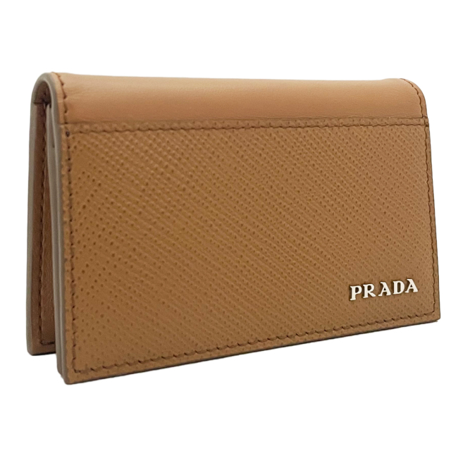 プラダ　メンズ  カードケース  キャメル  2MC122  PRADA