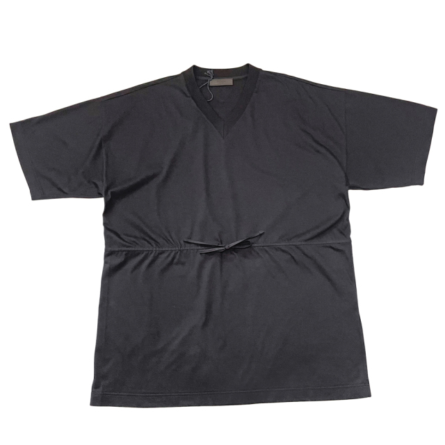 プラダ　メンズ　VネックTシャツ　黒　#M  PRADA