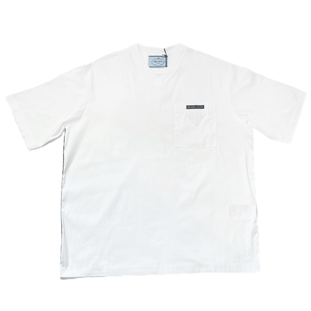 PRADAプラダ　Tシャツ　白　メンズサイズ袖丈20cm