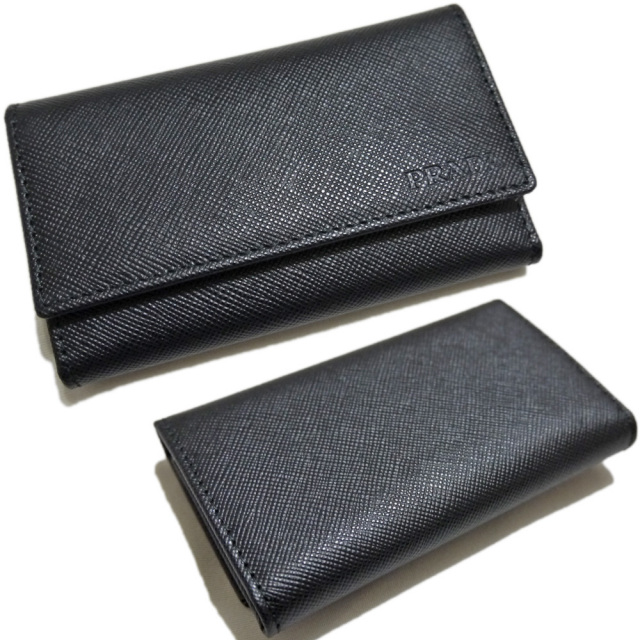 プラダ キーケース メンズ 青 Iucn Water