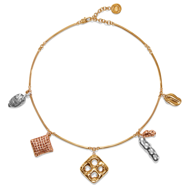 トリーバーチ チャーム ネックレス ゴールド TORY BURCH