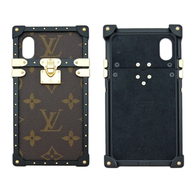 ルイヴィトン　アイトランク ストラップ付　iphoneX/Xsアイフォンケース　LOUIS VUITTON