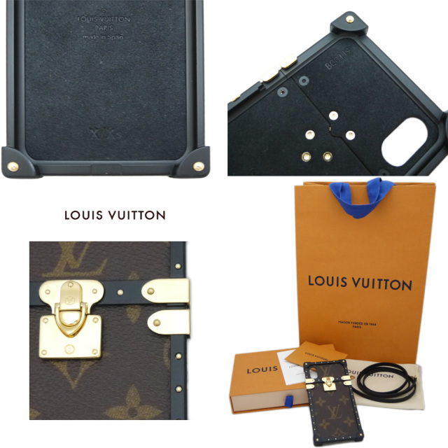 ルイヴィトン　アイトランク ストラップ付　iphoneX/Xsアイフォンケース　LOUIS VUITTON