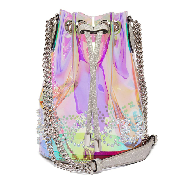 クリスチャンルブタン Marie Jane PVCバケットバッグ 巾着ショルダーバッグ オーロラ Christian Louboutin - インポートセレクトショップ『It Girl's collection』 プラダ・ミュウミュウなどハイブランド品やインポートファッションアイテムの格安通販サイト